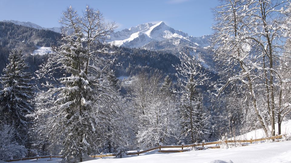 Winterlandschaft bei Garmisch-Partenkirchen