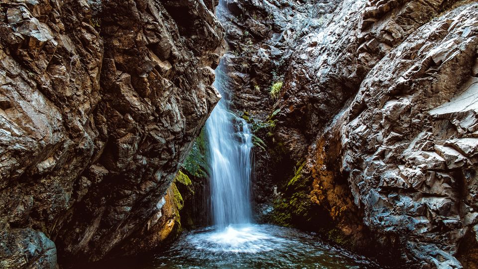 Caledonia-Wasserfall in den Troodos-Bergen auf Zypern