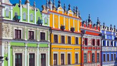 Zamosc Bunte Häuser