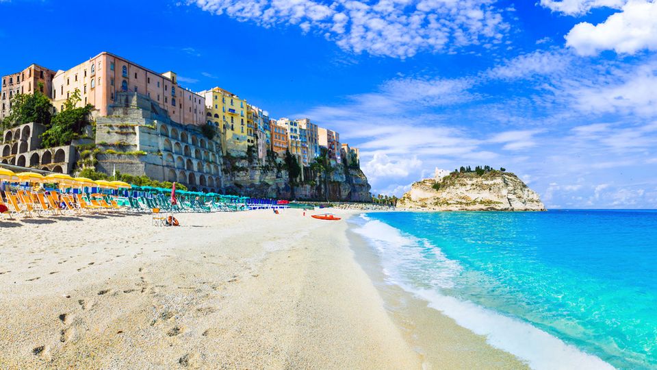Strand in Tropea