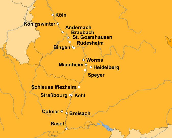 Ihre Reiseroute