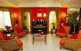 elegante Lobby im Hotel Arciduca in Italien, Liparische Inseln
