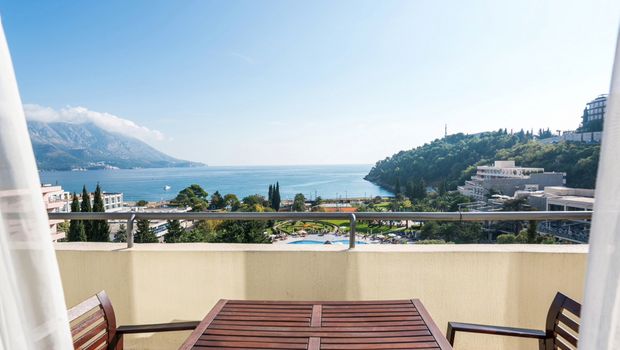 Blick aus dem Zimmer, Hotel Iberostar Bellevue