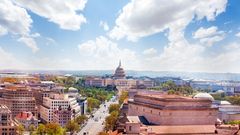 Pennsylvania Avenue und Capitol in Washington D.C.