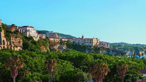 Tropea mit Blick auf das Tyrrhenische Meer