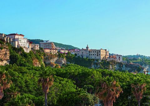 Tropea mit Blick auf das Tyrrhenische Meer