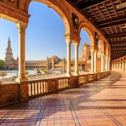 Spanischer Platz in Sevilla