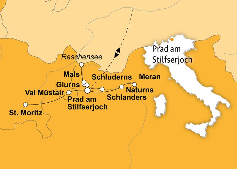 Ihre Reiseroute