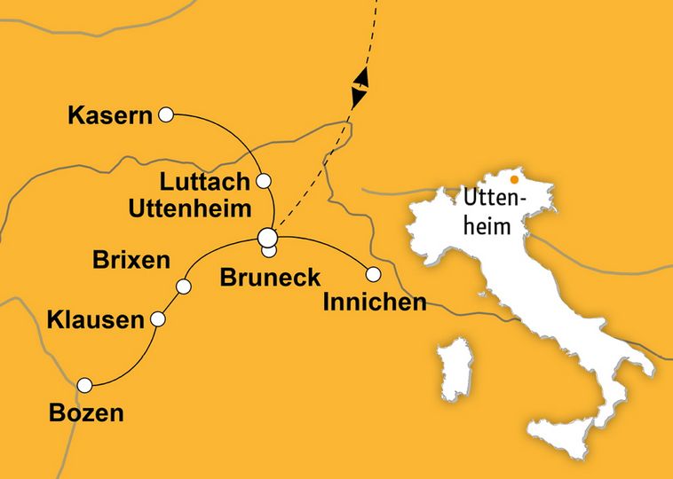 Ihre Reiseroute