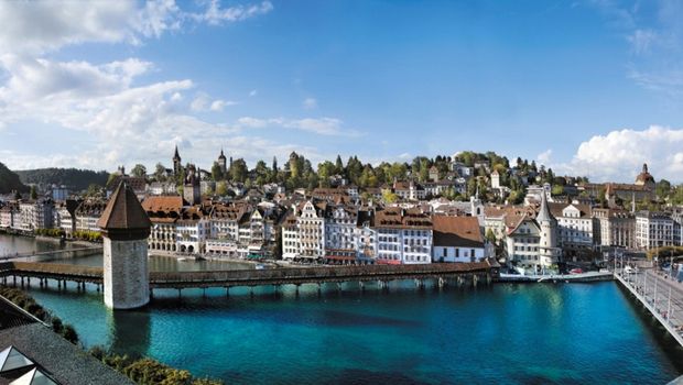 Luzern, Panorama Altstadt