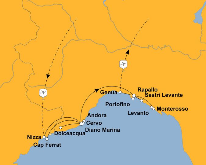 ©www.stepmap.de Routenkarte zur Reise