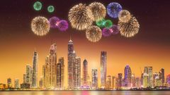 Feuerwerk über Dubai
