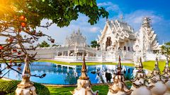 Weißer Tempel in Chiang Rai