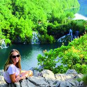 Wanderpause im Plitvicer Nationalpark