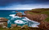 Cornwall, Steilküste von Lands End 