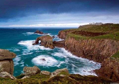 Cornwall, Steilküste von Lands End 