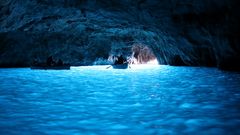 Blaue Grotte an der Küste von Capri