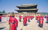 Zeremonie im Gyeongbokgung Palast
