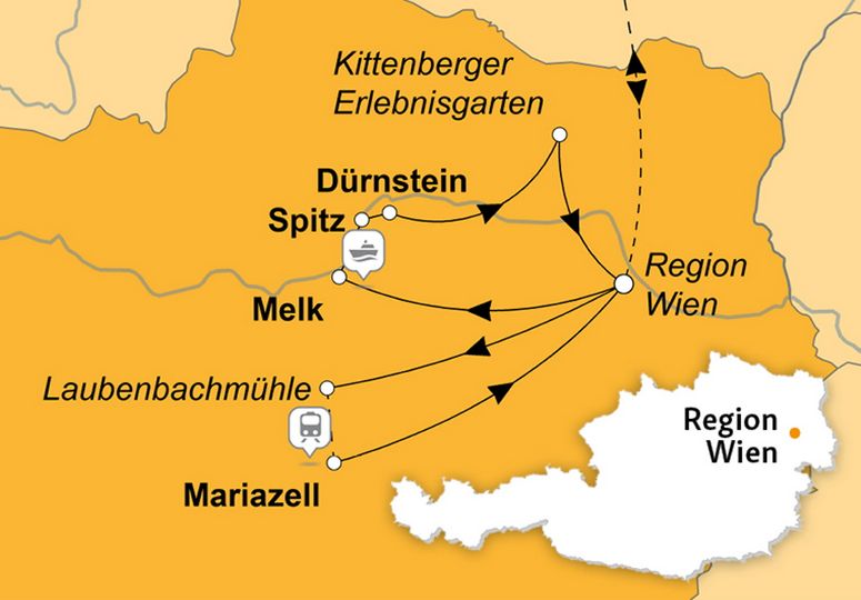Ihre Reiseroute