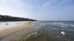 Kolberg, Strand im Winter (2) c