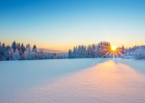 Frankenwald Sonnenuntergang