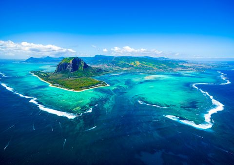 Luftaufnahme Mauritius