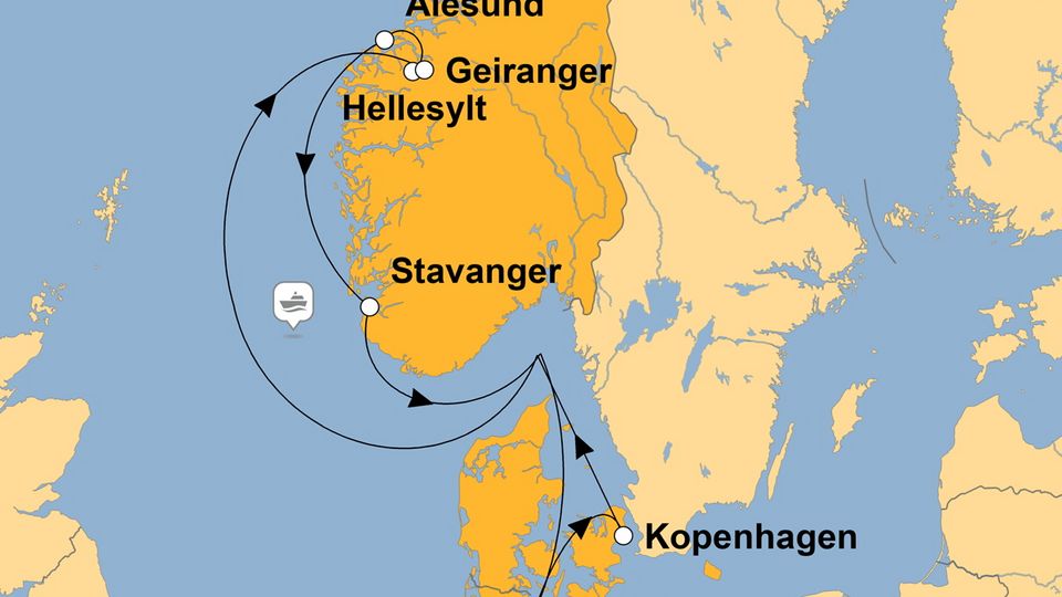Ihre Reiseroute
