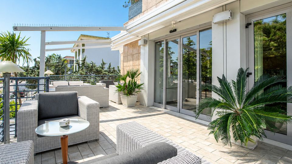Lounge auf der Terrasse