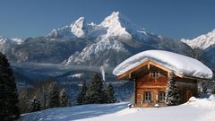 Schneehütte Berchtesgadener Land