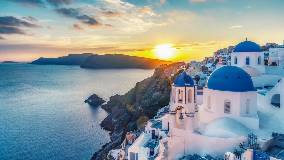 Santorin, Sonnenuntergang