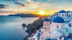 Santorin, Sonnenuntergang