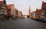 Blick auf St. Johannes, Lüneburg