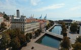 Blick zum Hafen, Hotel Continental