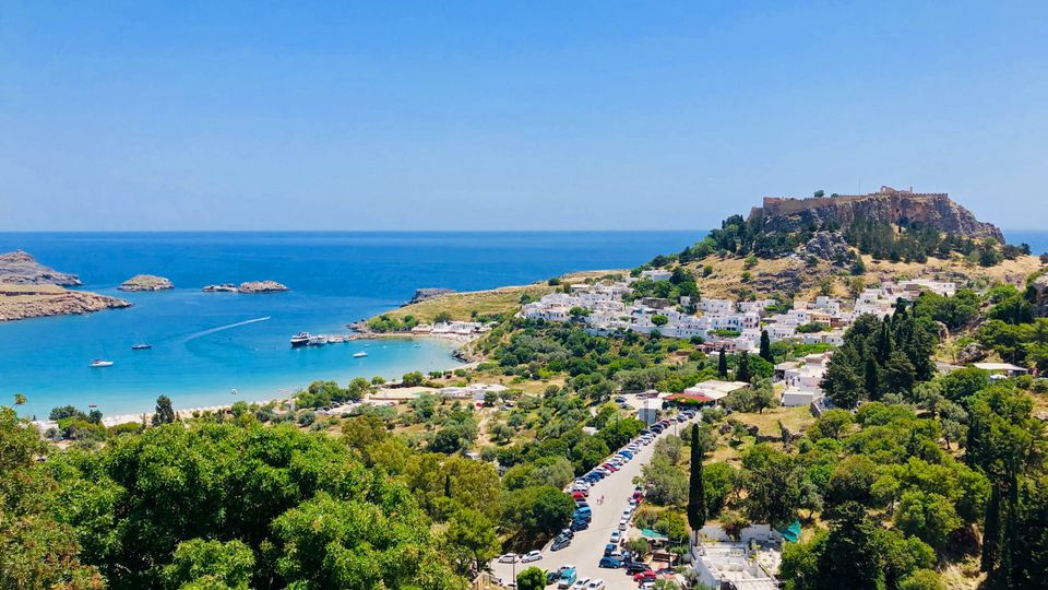 Panorama von Lindos