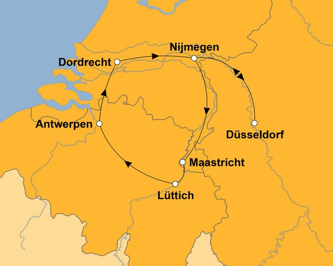 Ihre Reiseroute