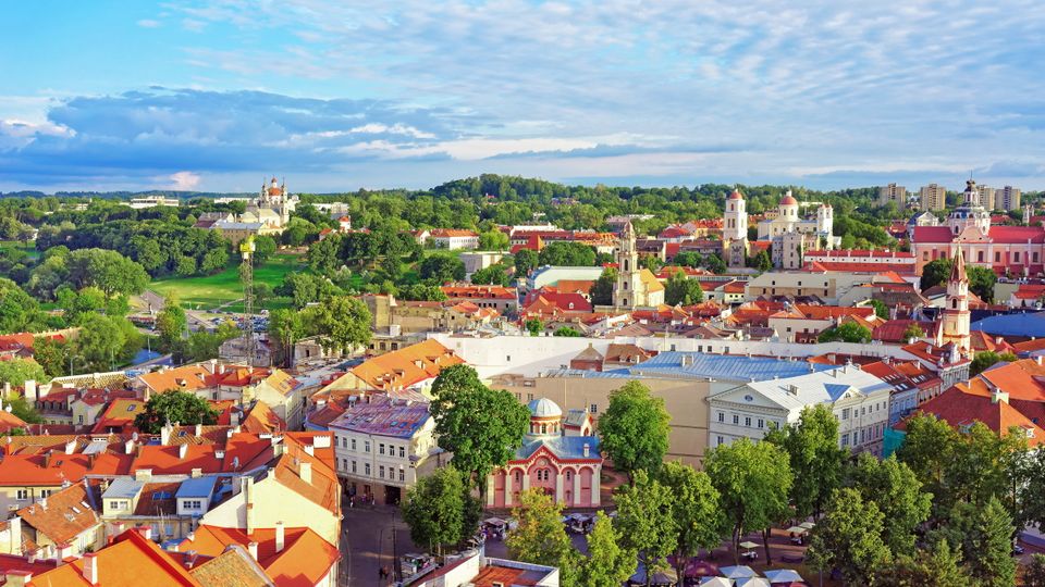 Blick auf Vilnius