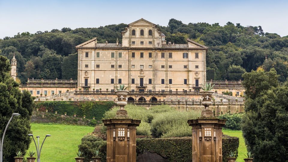 Frascati, park and villa Aldobrandini