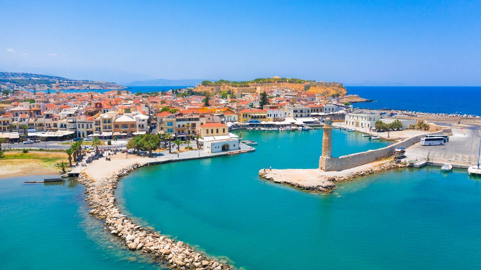 Alter venezianischer Hafen von Rethymno, Kreta