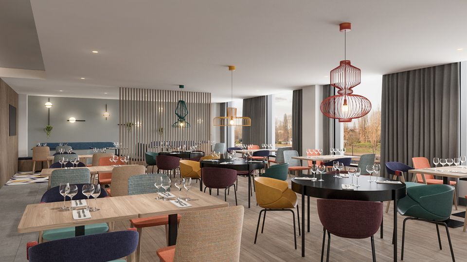 Formal Dining Zone, The Hampton by Hilton London Park Royal Hotel