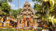 Tempel und Garten des Ubud-Palastes, Bali