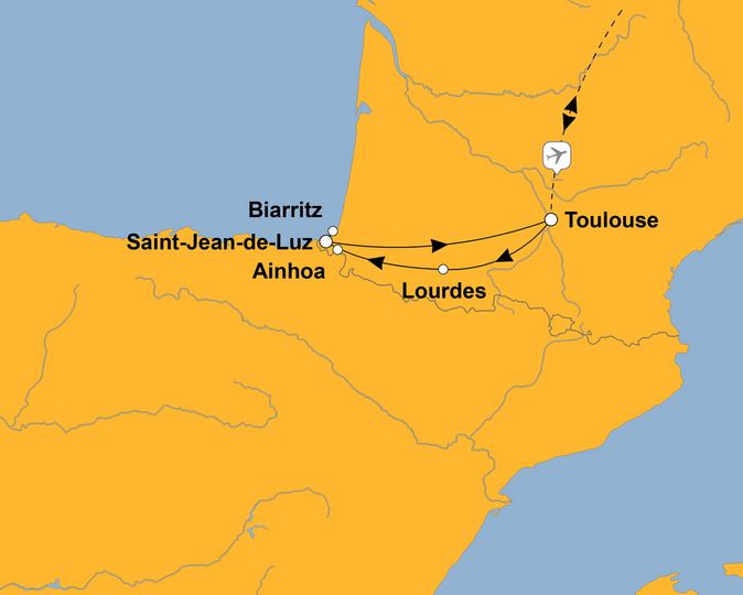 Ihre Reiseroute
