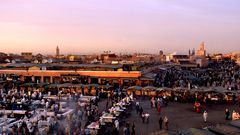 zentraler Marktplatz von Marrakesch