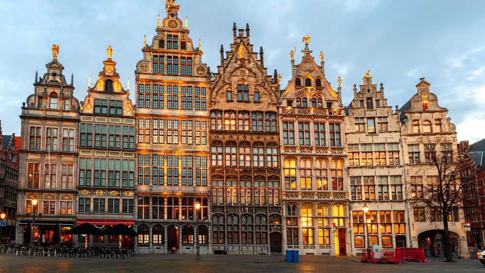 Guildenhäuser in Antwerpen
