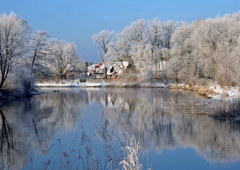 Hotel Kormoran im Winter