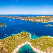 Insellandschaft in der Nähe von Split
