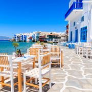 Griechische Taverne Mykonos