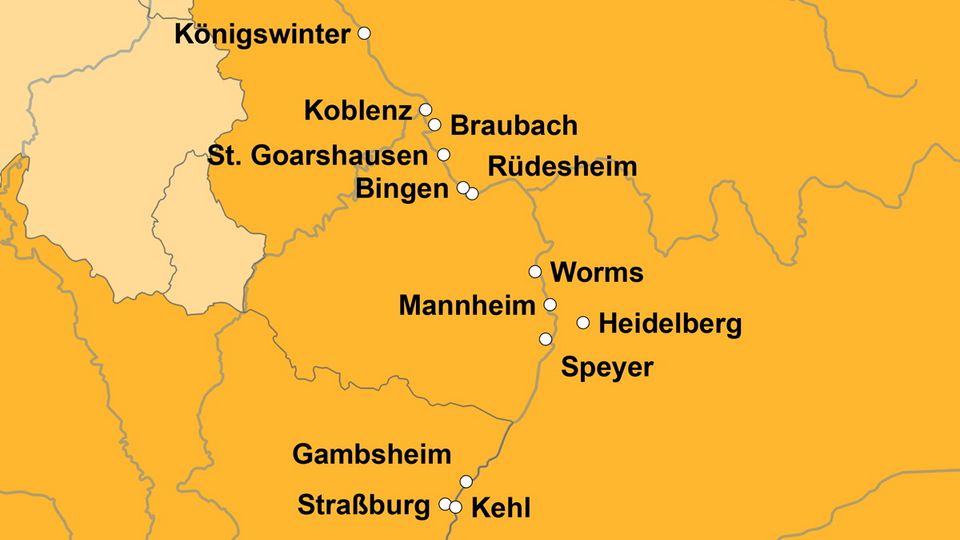 Ihre Reiseroute