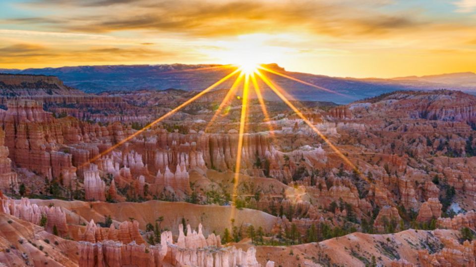Sonnenuntergang über dem Bryce Canyon