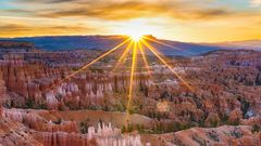 Sonnenuntergang über dem Bryce Canyon