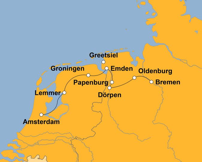 Ihre Reiseroute